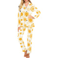 Sun design pattern Women's Long Pajama Set