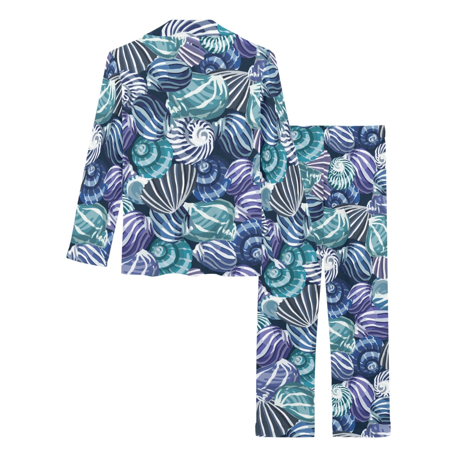 Shell design pattern Women's Long Pajama Set