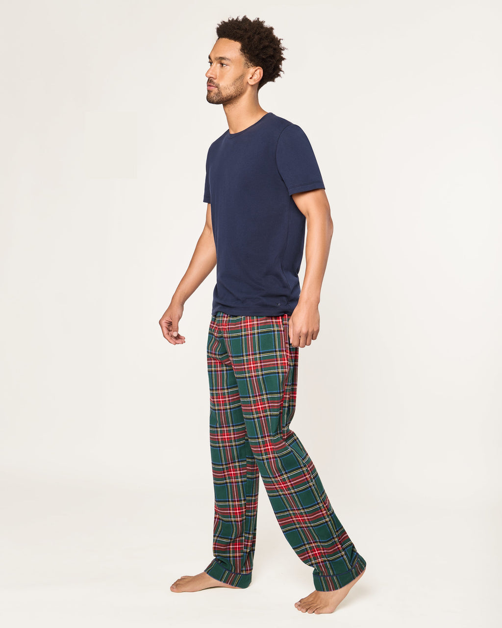 Men's Brushed Twill Pajama Pants in Kensington Tartan