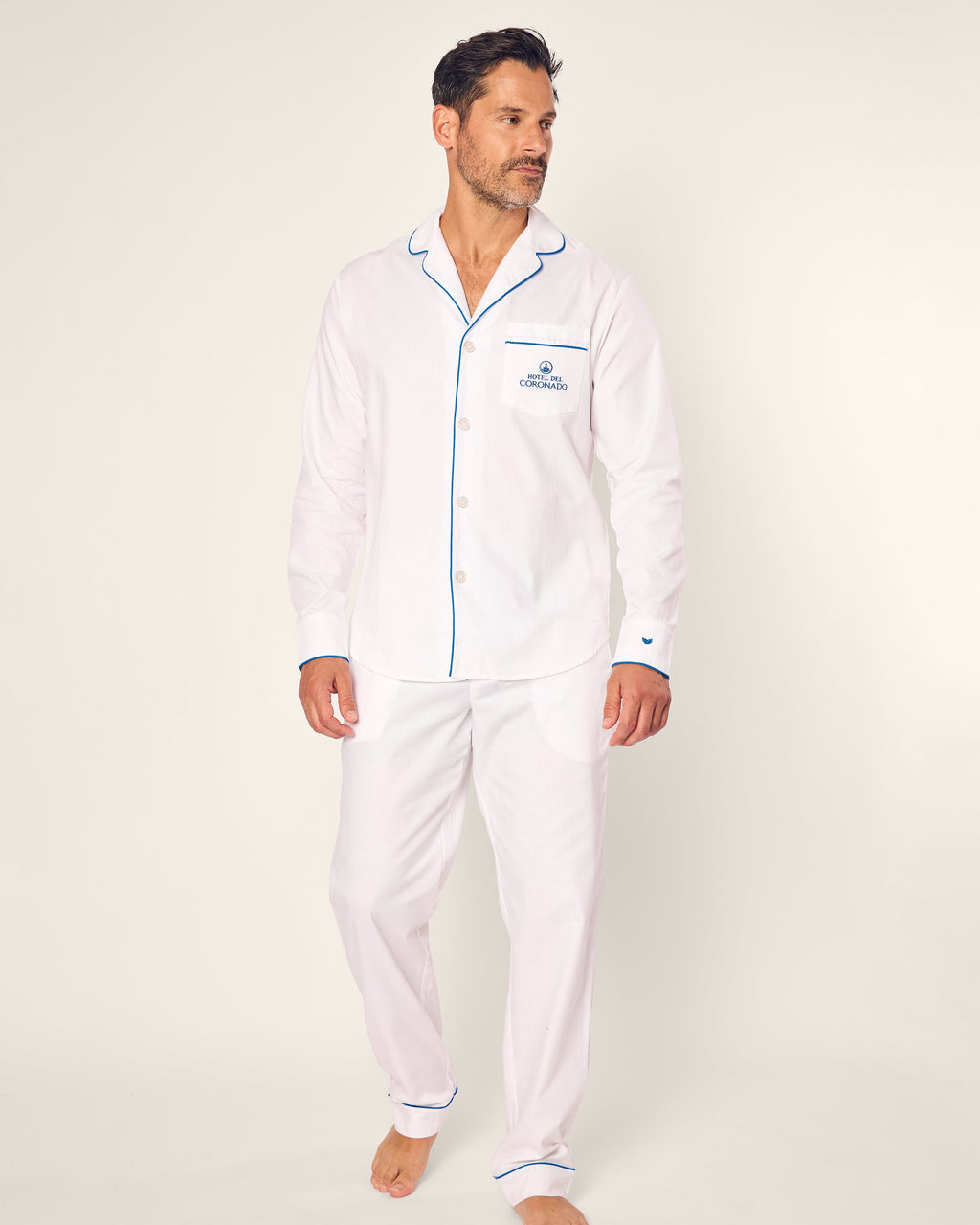 Men's Twill Pajama Set Hotel del Coronado x Petite Plume