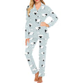 Sheep polka dot cloud pattern Women's Long Pajama Set