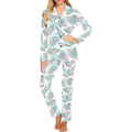 Shell polynesian tribal Women's Long Pajama Set